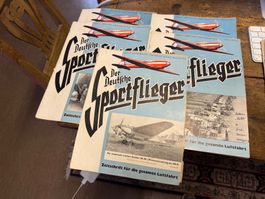 Konvolut Zeitschrift Der deutsche Sportflieger 1941