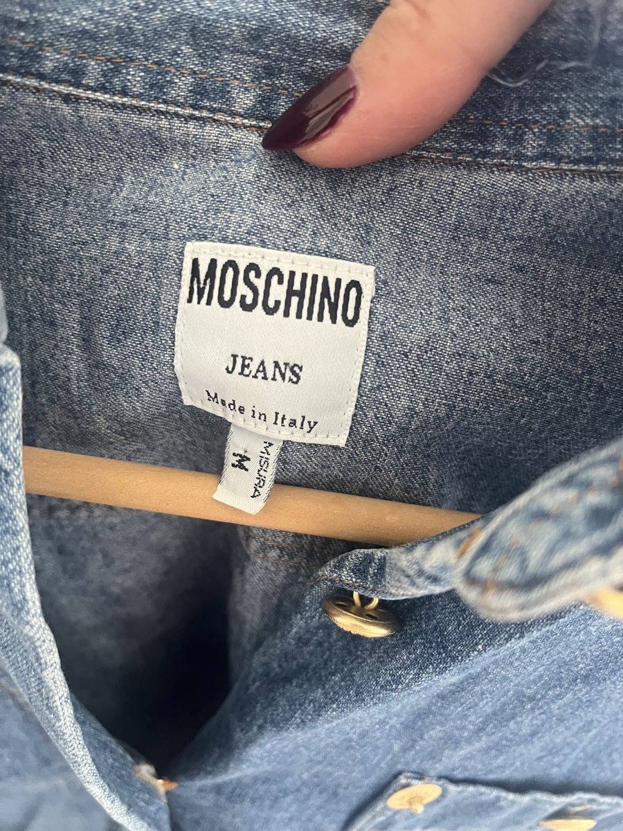 Moschino Gilet & Giacche senza maniche: Moschino Vintage Jeans Veste – Usato da Basel venduto da Philomee 1