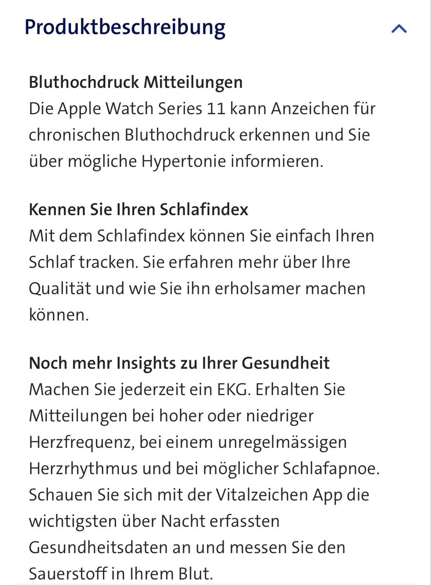 Apple Smartwatch: Apple Watch Series 11 Titan – Nuovo (secondo la descrizione) da Lömmenschwil venduto da tmr_xx 5