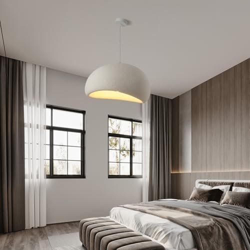 Kronleuchter & Deckenlampen: 50Cm Moderne Pendelleuchte Esszimmer E27 Weisser Shell – Neu und originalverpackt aus Hundwil von Stallone6 6