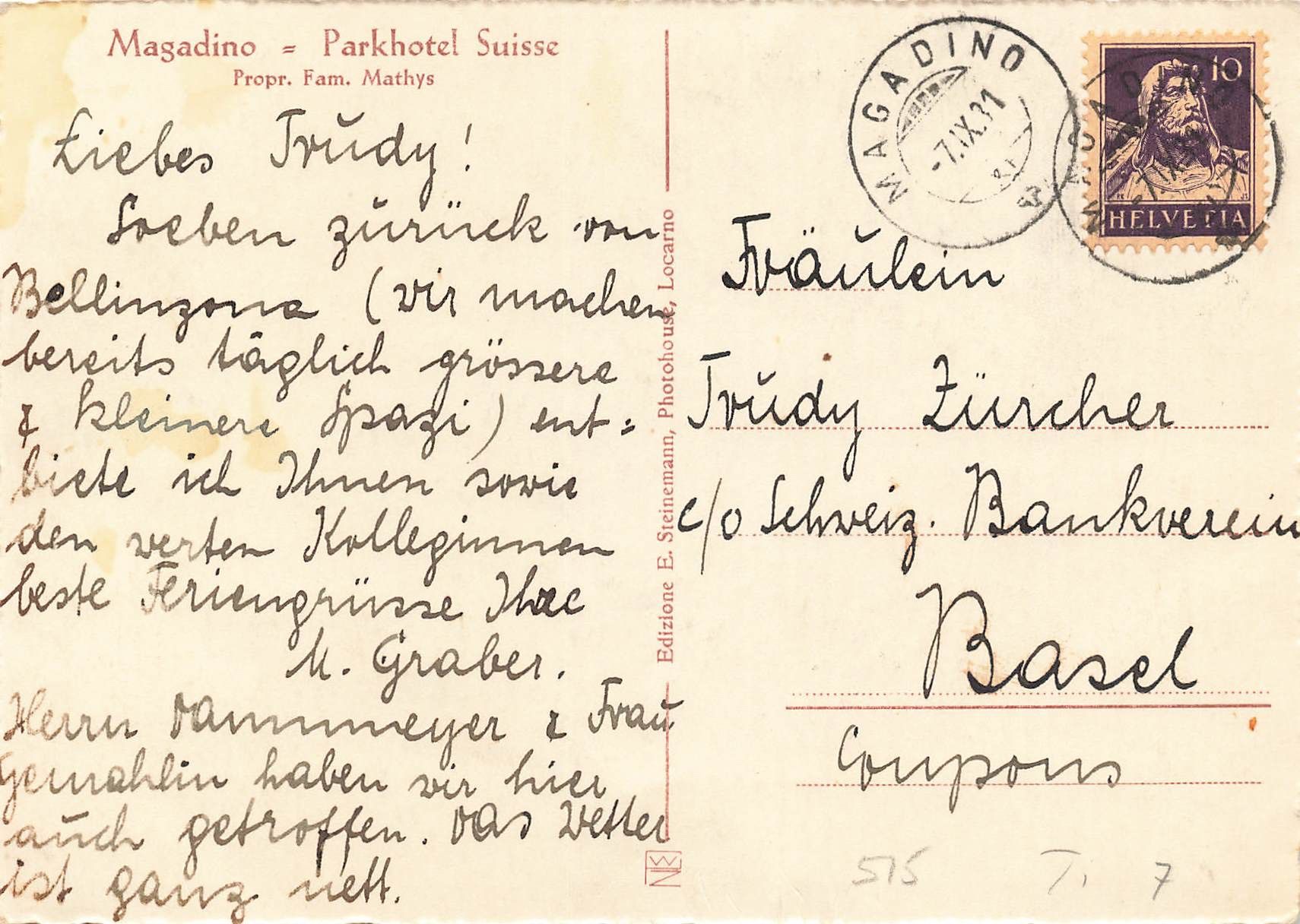 Cartes postales: Magadino – D'occasion à Biasca par Blenio71 1