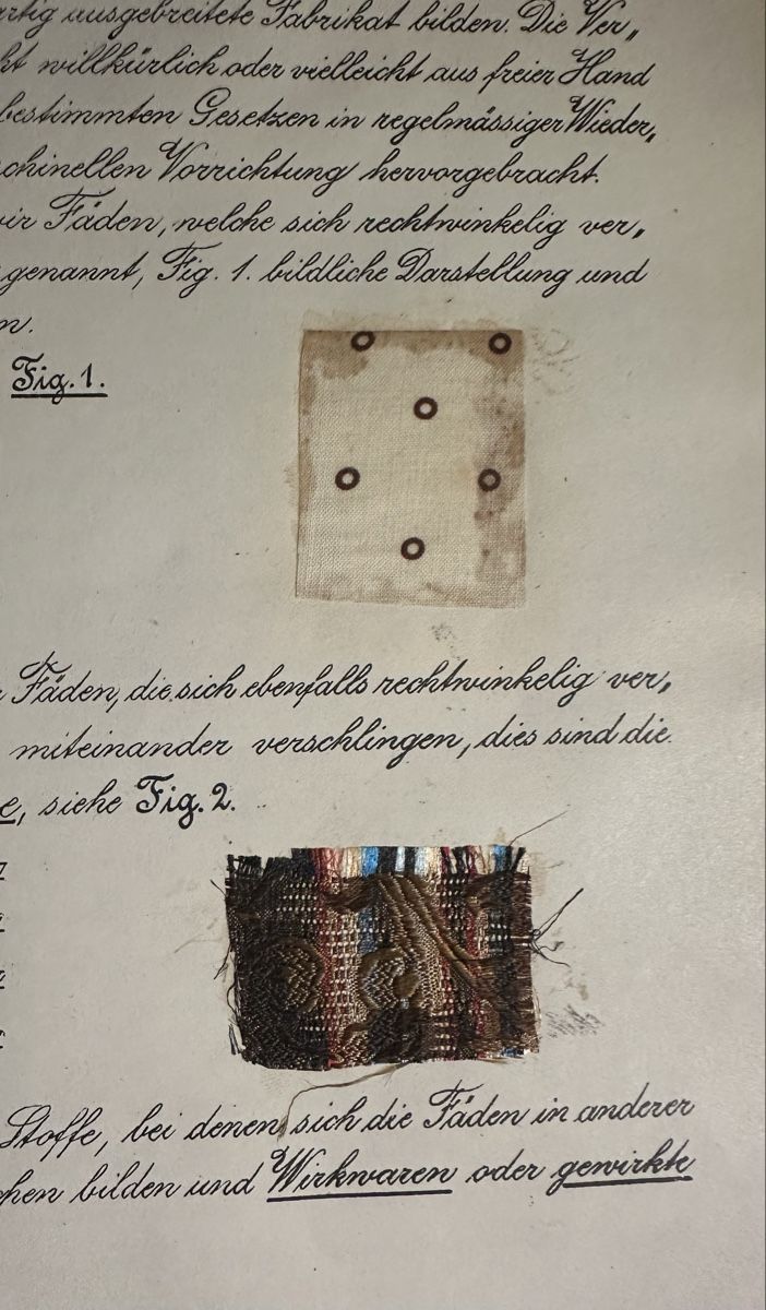 Bücher: 1906 Musterbuch Baumwollweberei mit original Stoffmustern – Gebraucht aus Wettingen von Phibras 2
