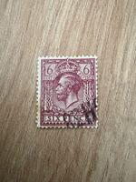 Grossbritannien alte Briefmarke Six Pence