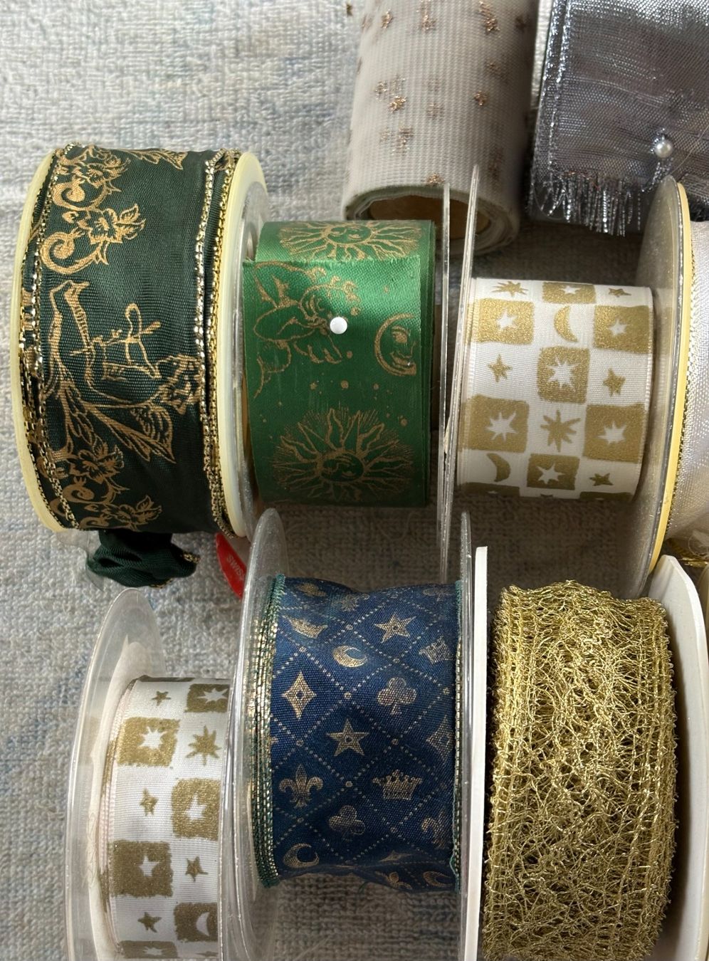 Nastri decorativi: 18 GESCHENKBAND-DEKOBAND NEU DIVERSE FARBEN – Nuovo (secondo la descrizione) da Ostermundigen venduto da Wyatt-Earp 7
