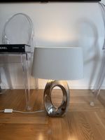 Moderne Tischlampe Silver Oval Table Lamp 