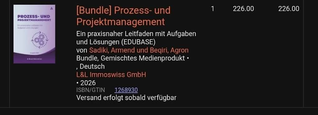 Livres: Prozess- und Projektmanagement – D'occasion à Gränichen par Jamie_M94 2