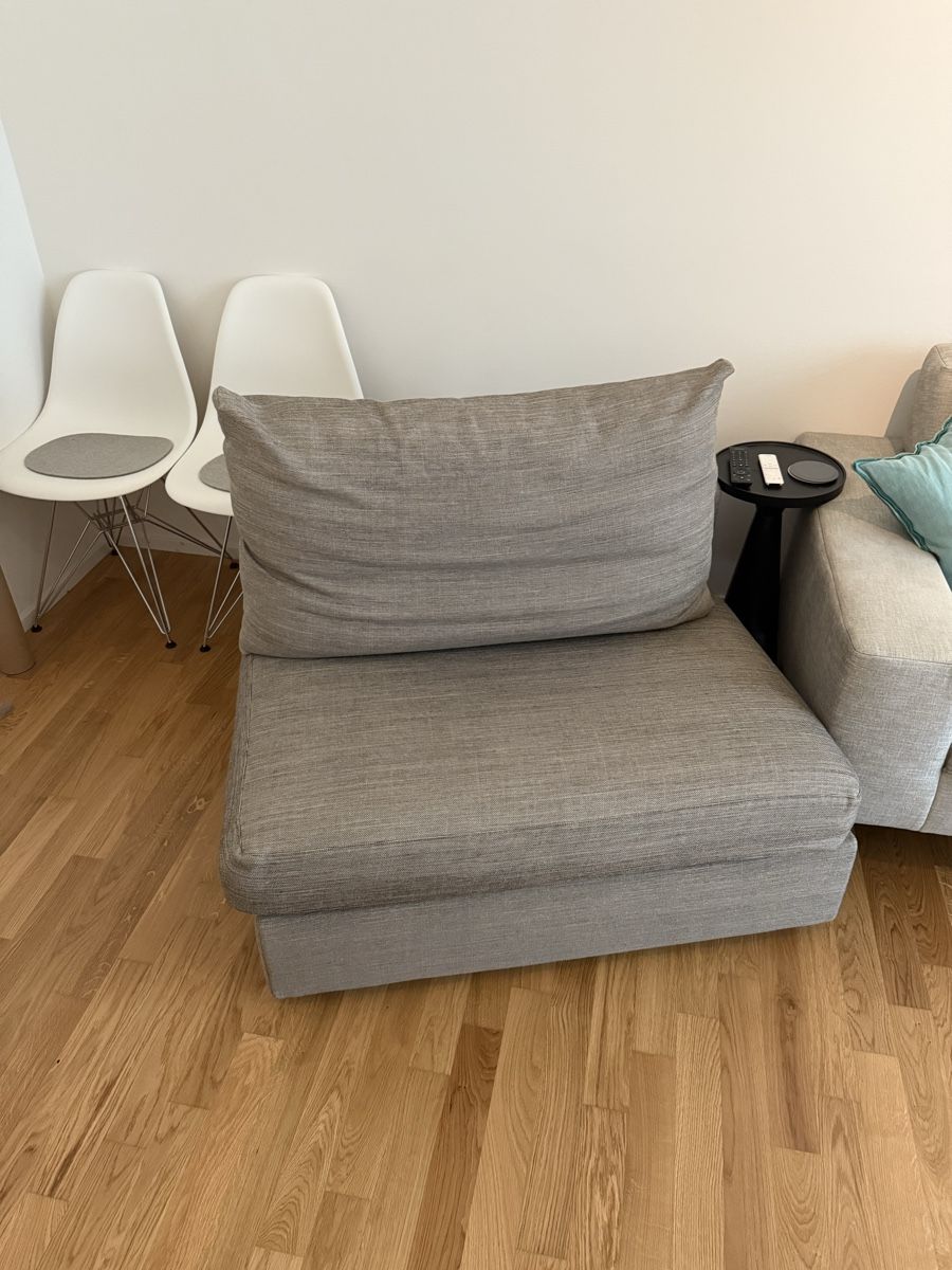 Sofas: 2x Sofa module grey fabric good condition 100x97cm – D'occasion à Zürich par enr_r8cc 2