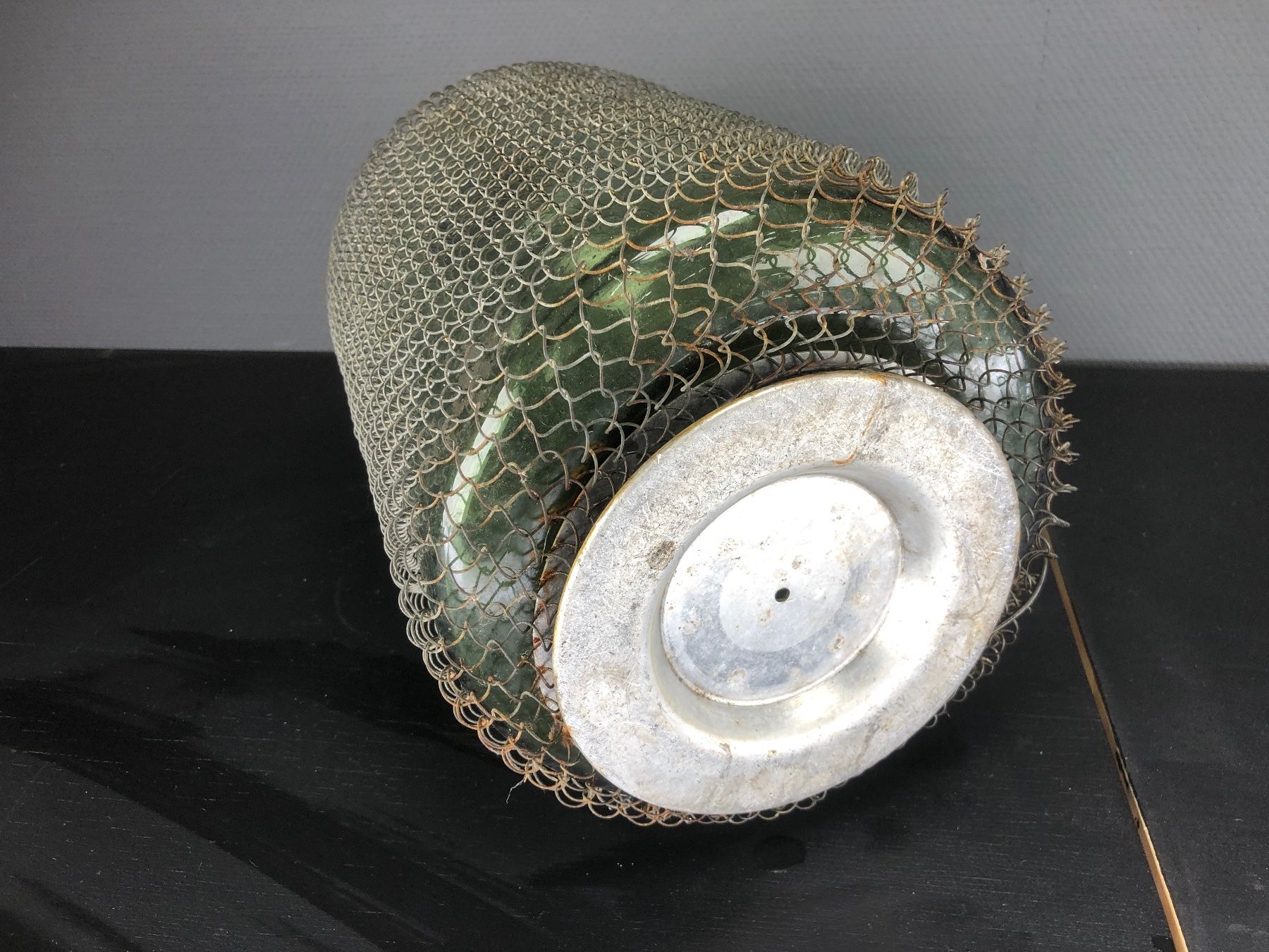 Accessori: Grosse Weinflasche, Weinballon, Mostflasche mit Gitternetz – Usato da Laufenburg venduto da industrial-silence 9