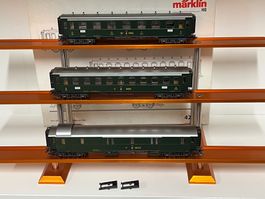 Märklin  42385 Set 3 Oldtimer Personenwagen um 1920 SBB