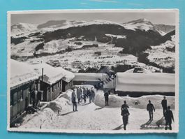 Flablager Brigels belebt AK Postkarte Postcard