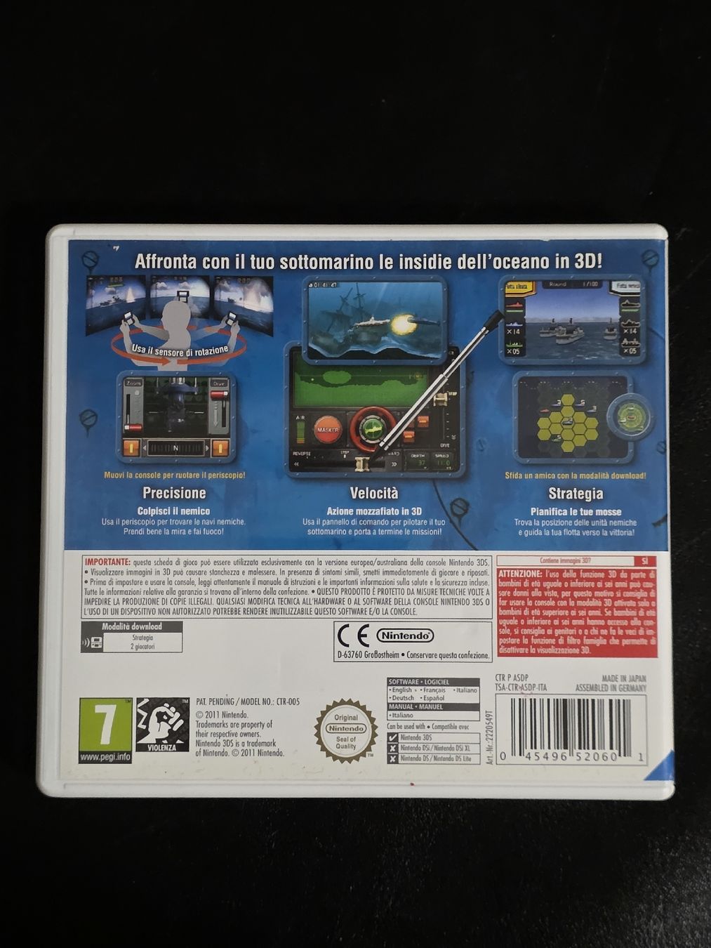 Giochi: STEEL DIVER | NINTENDO 3DS – Usato da Bellinzona venduto da egemon 1
