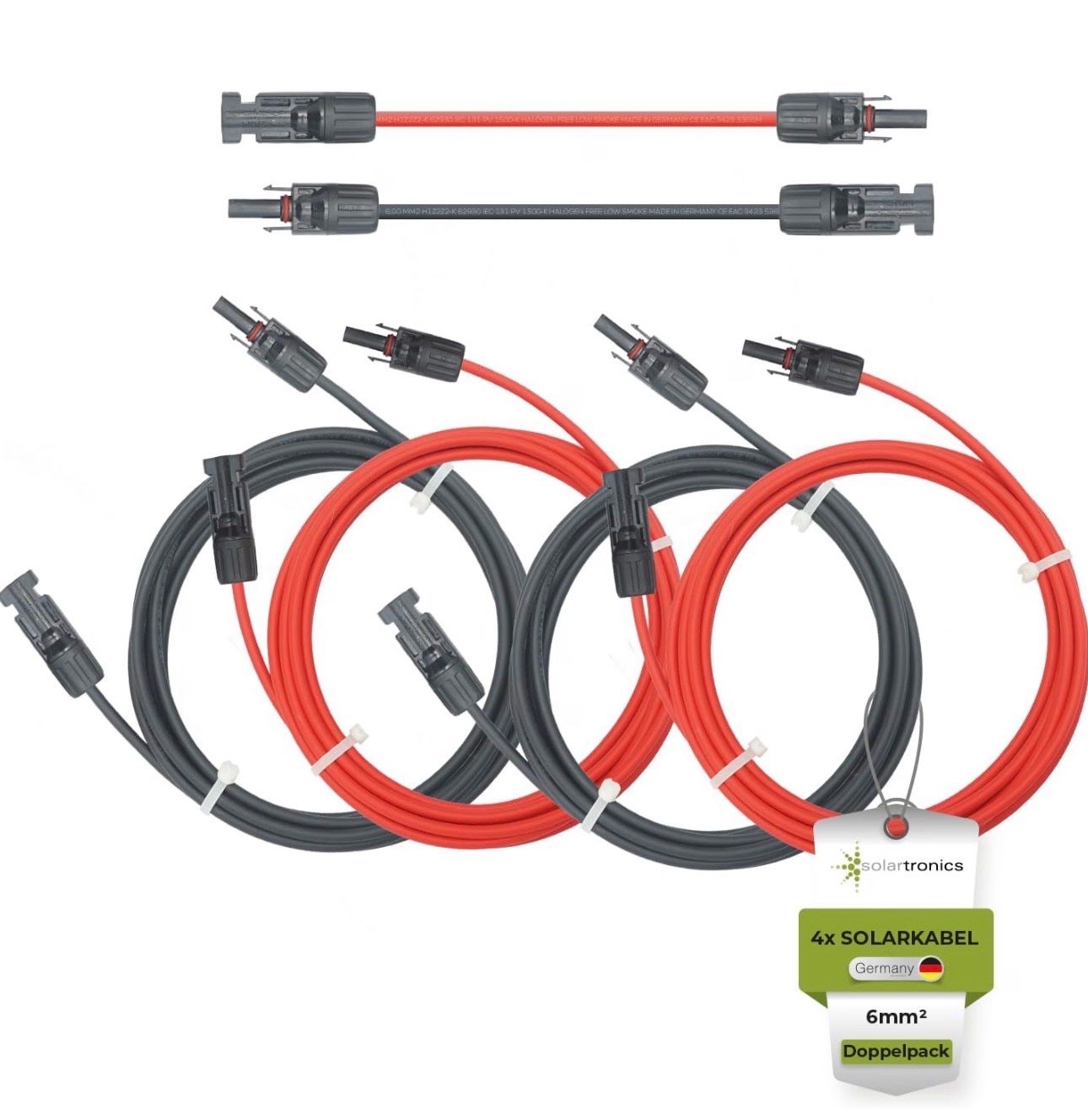 Kabel: Solarkabel Doppelpack 4x 10 Meter 6mm² – Neu und originalverpackt aus Einigen von ohcanada1974