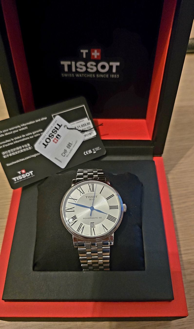 Tissot Orologi: Tissot Carson Premium Powermatic 80 – Nuovo (secondo la descrizione) da Rotkreuz venduto da Titotesla 1