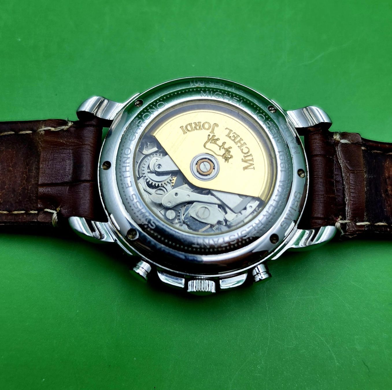 Valjoux Orologi: MICHEL JORDI ETHNO CHRONOGRAPH DATE AUTOMATIC VALJOUX – Usato da Neftenbach venduto da Taschen-Uhren 3