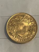 Schweizer Goldvreneli 20 Franken Jahrgang 1935