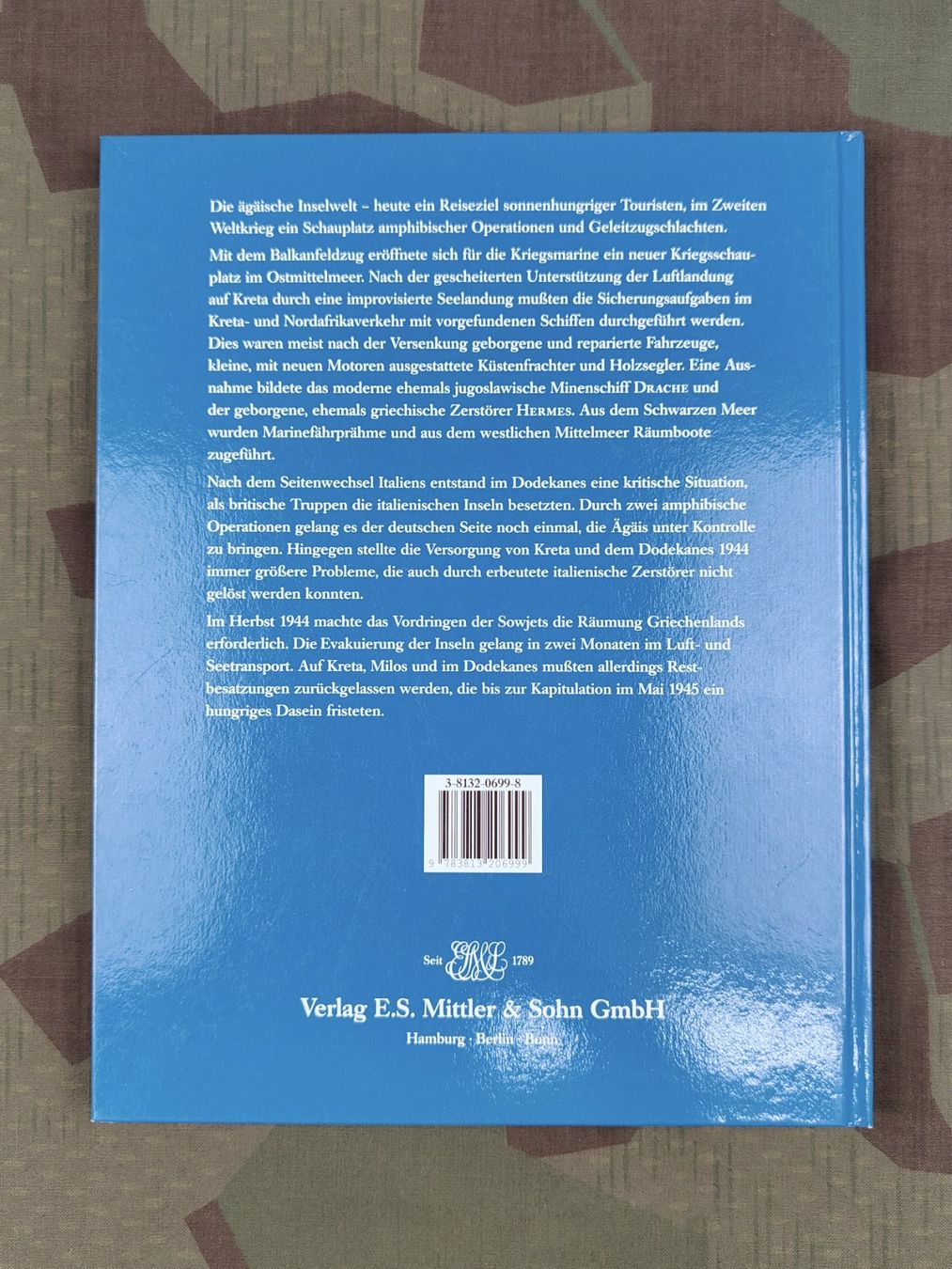Uniformi: Buch KAMPF UM DIE ÄGÄIS – Usato da Bauma venduto da SwissMilitaria 1