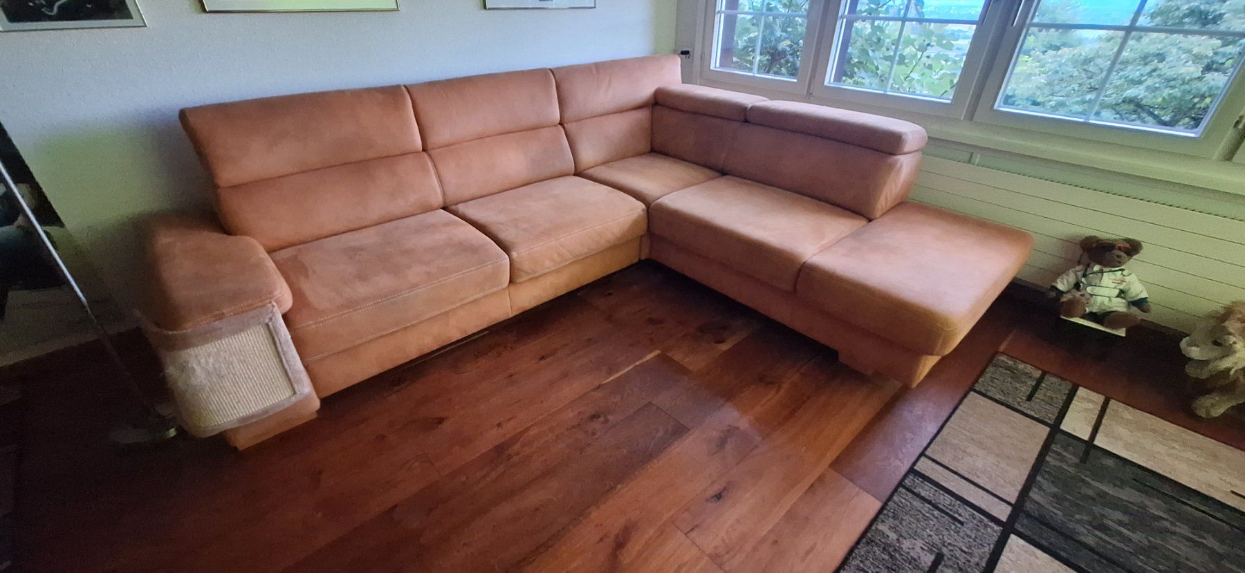 Divani: Polstergarnitur /Ecksofa Microfaser Braun 175cm x 230cm – Usato da Rebstein venduto da Type25 2