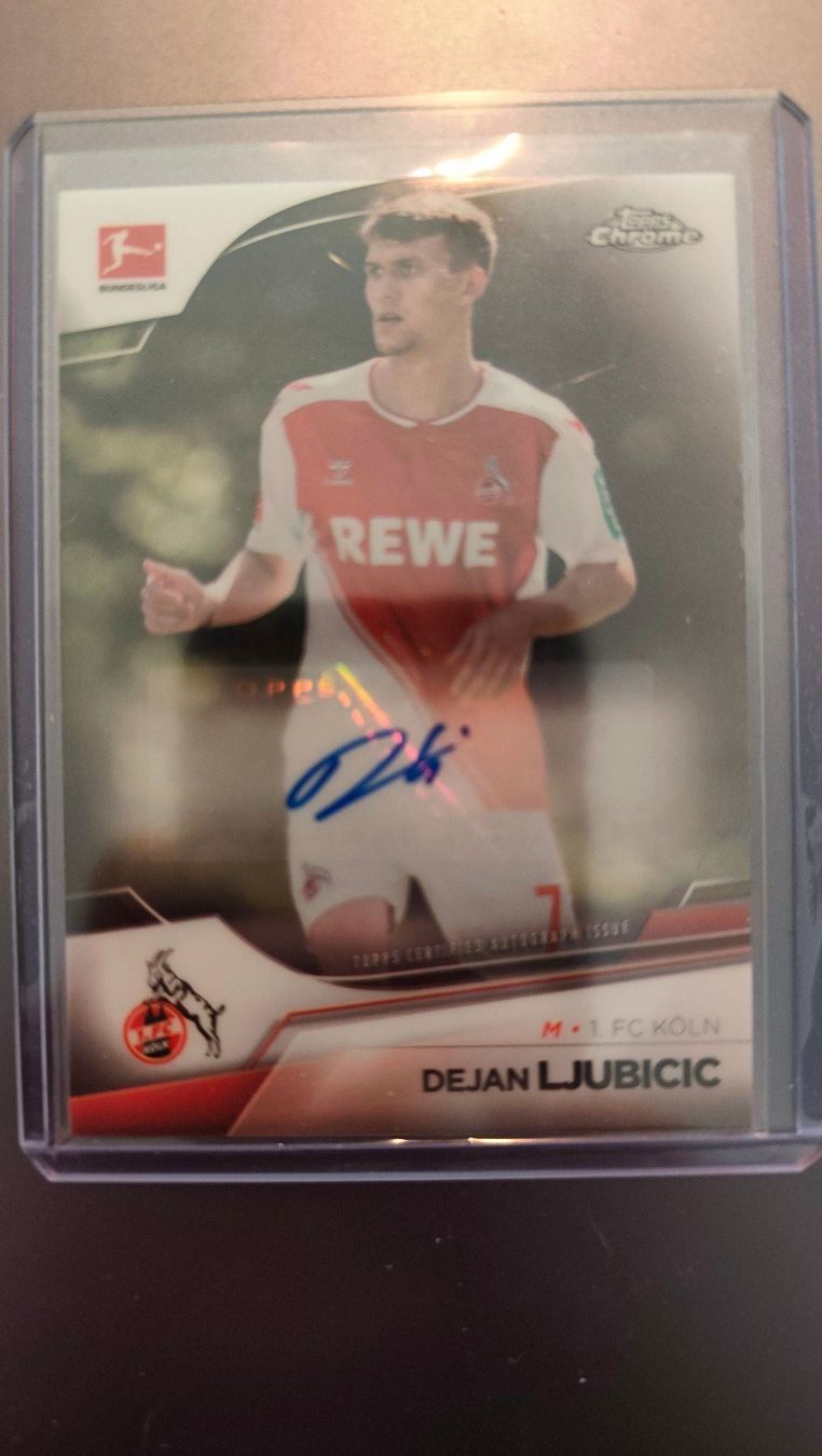 Topps Carte collezionabili: Topps Chrome 22/23 Dejan Ljubicic mit Autogramm – Usato da St. Gallen venduto da RudyundFloydCards