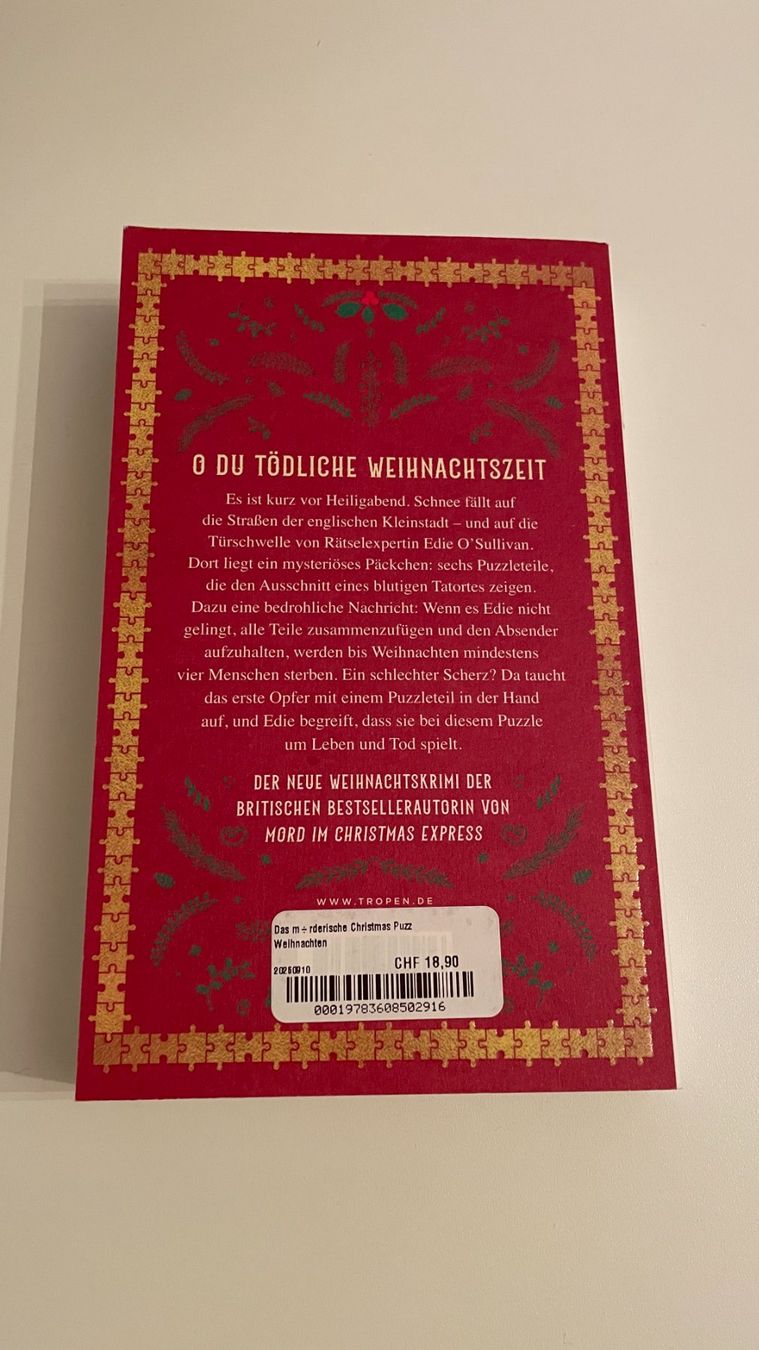 Libri: Alexandra Benedict - Das mörderische Christmas Puzzle – Nuovo (secondo la descrizione) da Diepoldsau venduto da jessie.lena 1