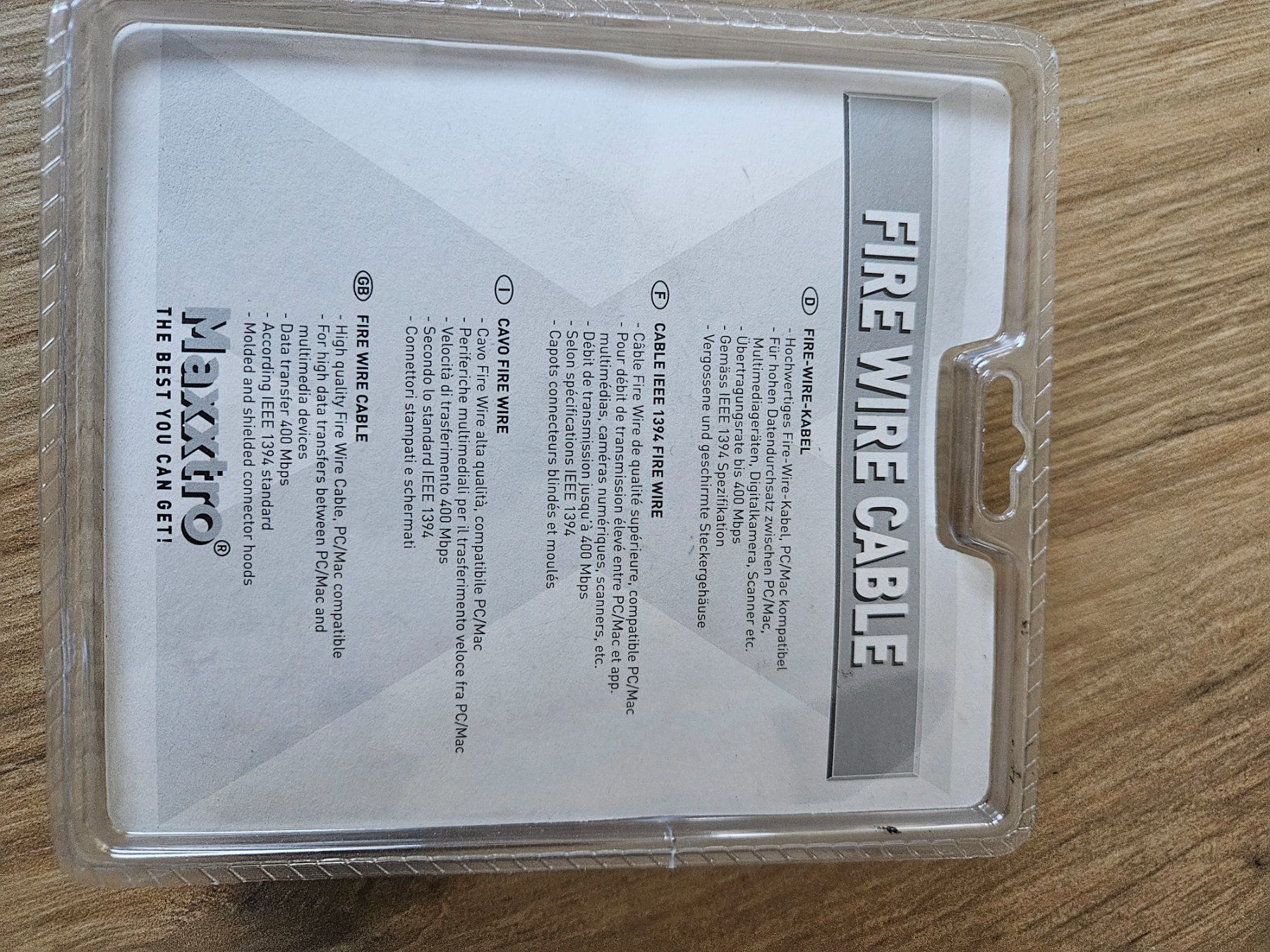 Câbles: FireWire Kabel 6/6pin 1.8m neu – Neuf avec emballage d'origine à Burg AG par lennoschka 1