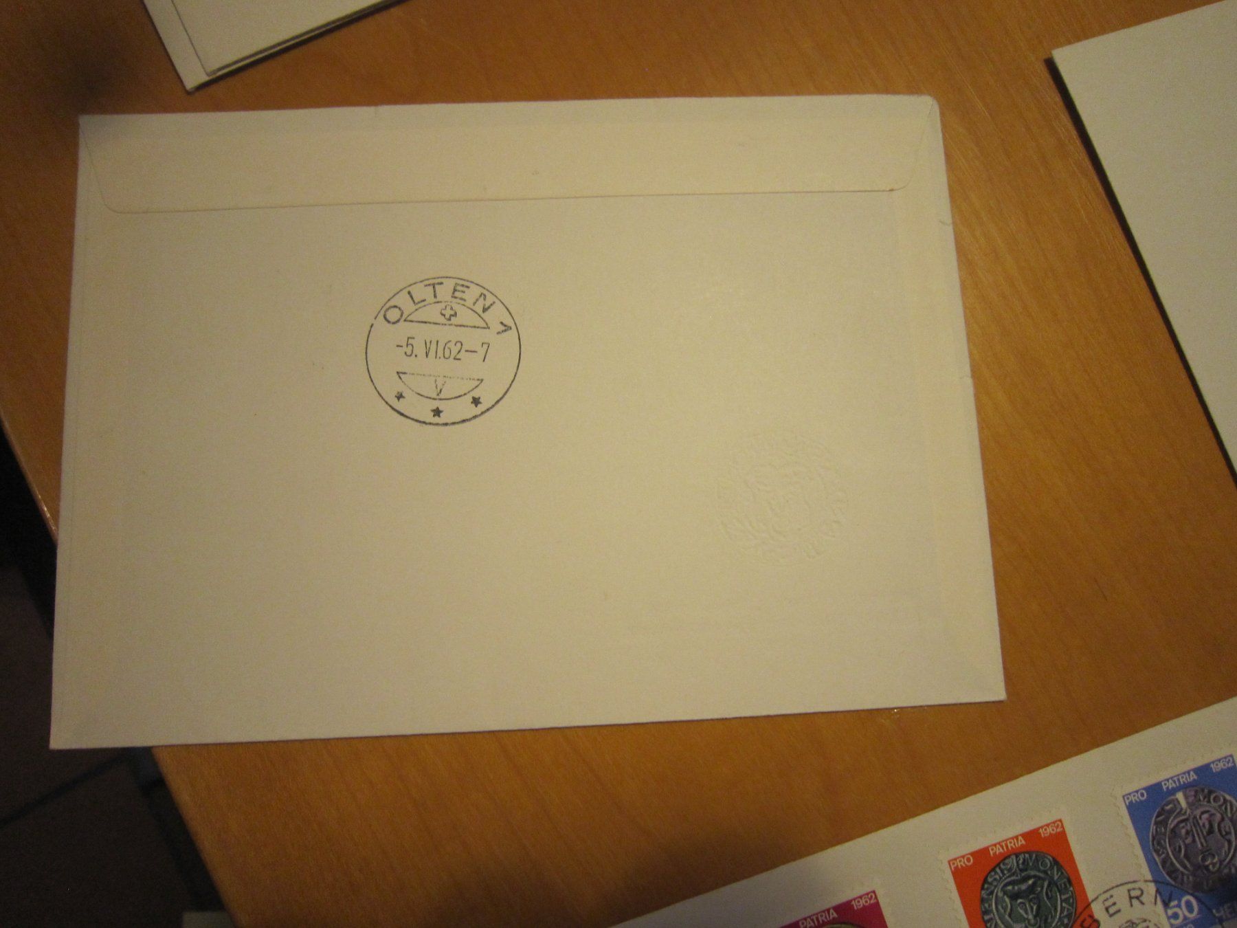 Tutti i francobolli: PP 1962 FDC 4 verschiedene einmal mit AK Stempel – Usato da Gordola venduto da Polentaefung 5