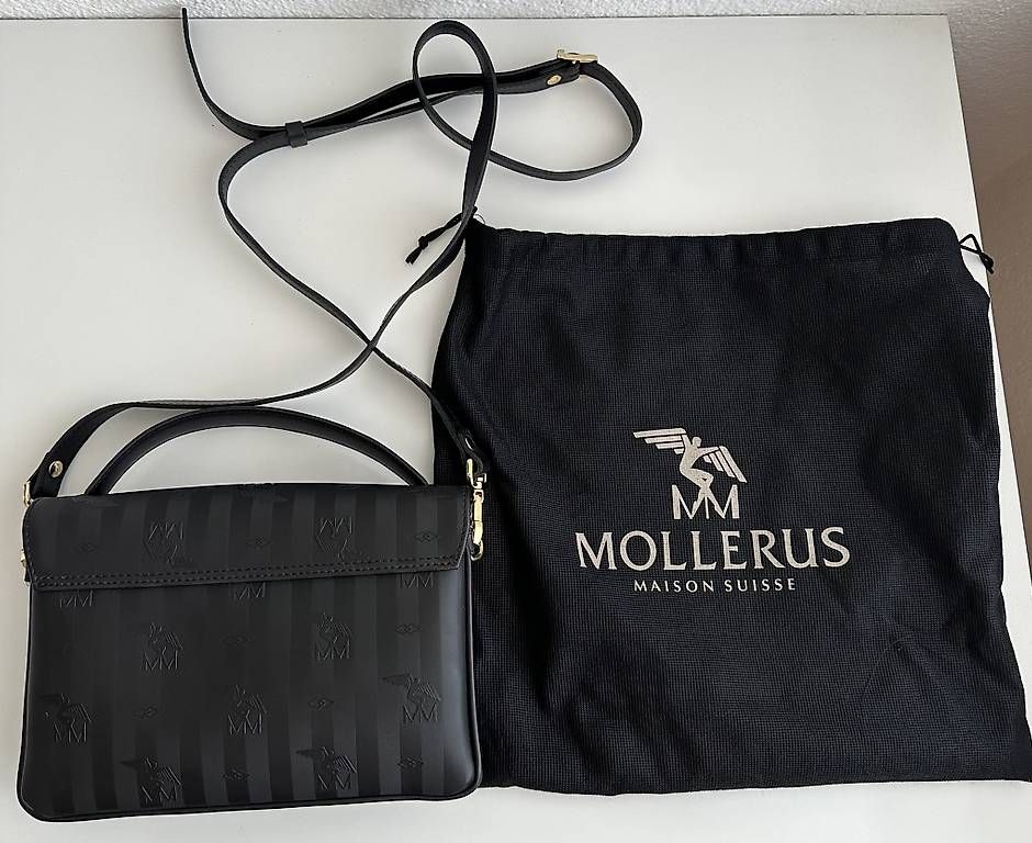 Maison Mollerus Borse da donna: Mollerus SIGNAU Tasche schwarz – Usato da Biel/Bienne venduto da joy108 1