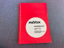 Revox A 77 Handbuch