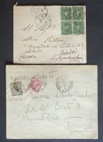 ITALIA: 5 invii postali degli anni 1895–1914