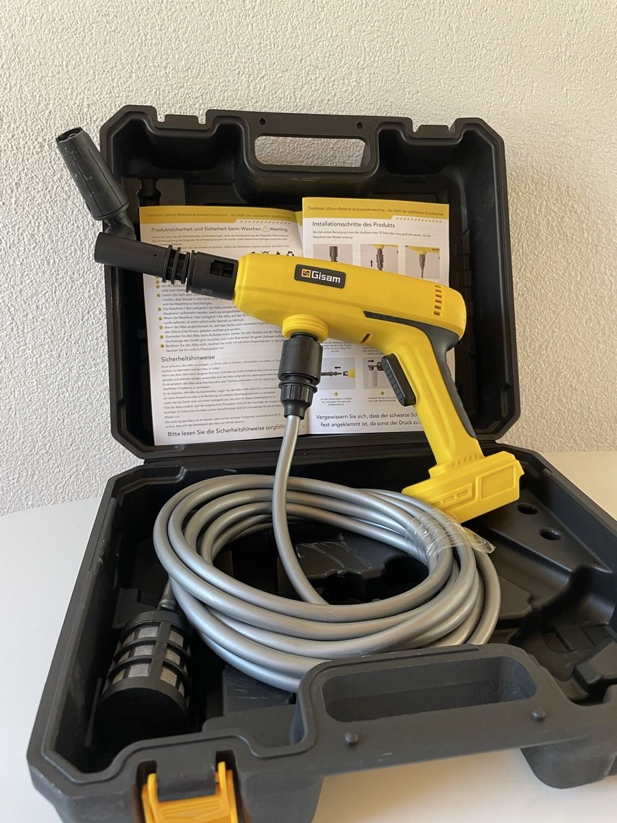 Tutti gli attrezzi: Portable Car Washer with Accessories and Case – Nuovo e nell'imballaggio originale da Oberegg venduto da jua_qkk8 4