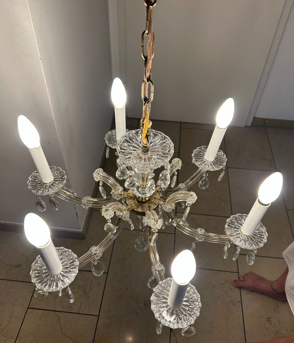 Lampadari & plafoniere: Kronleuchter mit 6 Flammen – Usato da Basel venduto da eva_rst2