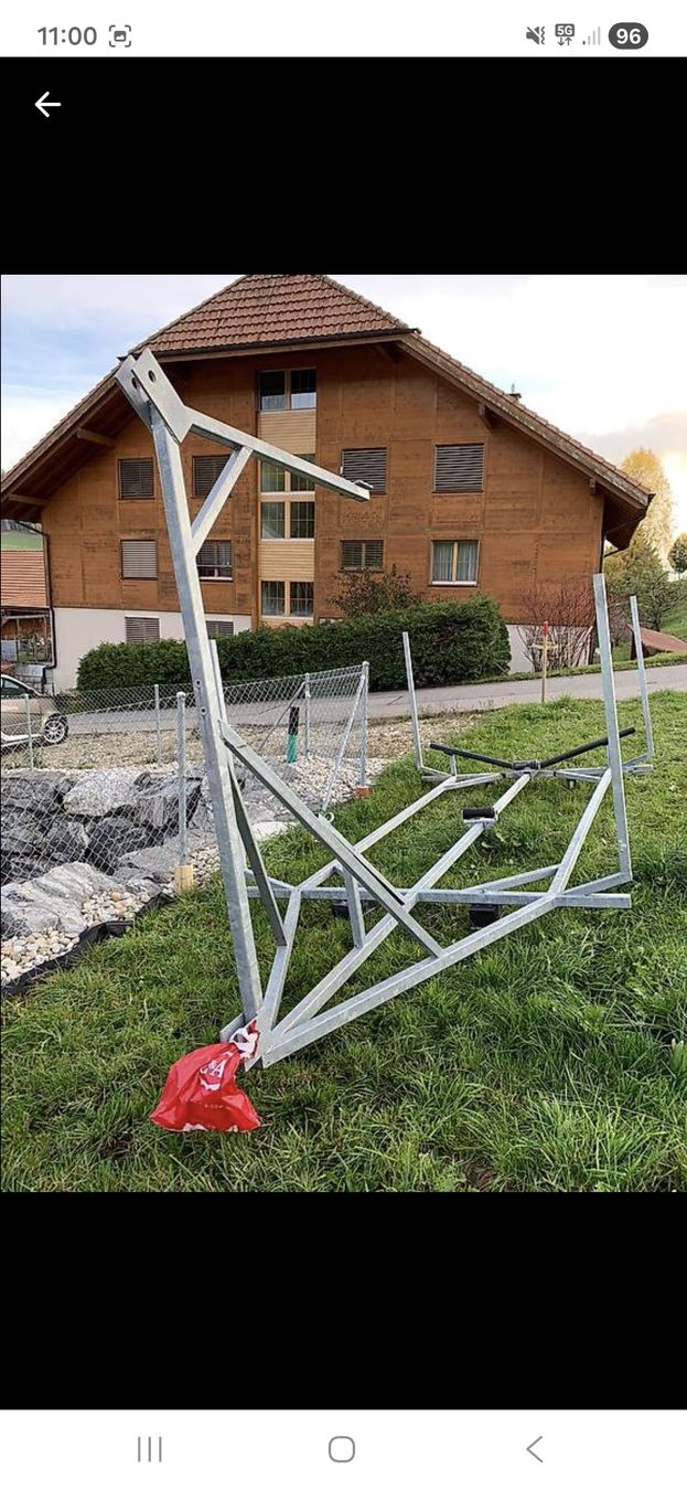 Barche: Boot Schlitten Trailer Gestell für Boot – Usato da Konolfingen venduto da AlbertoTomba 1