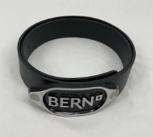 STREETBELT Ceinture noire en cuir "BERN"