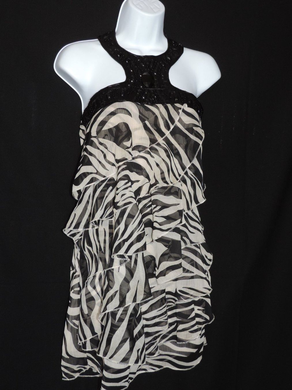 Kleider: robe tunique zèbre noir et blanc – Gebraucht aus Genève von Axelle333 2
