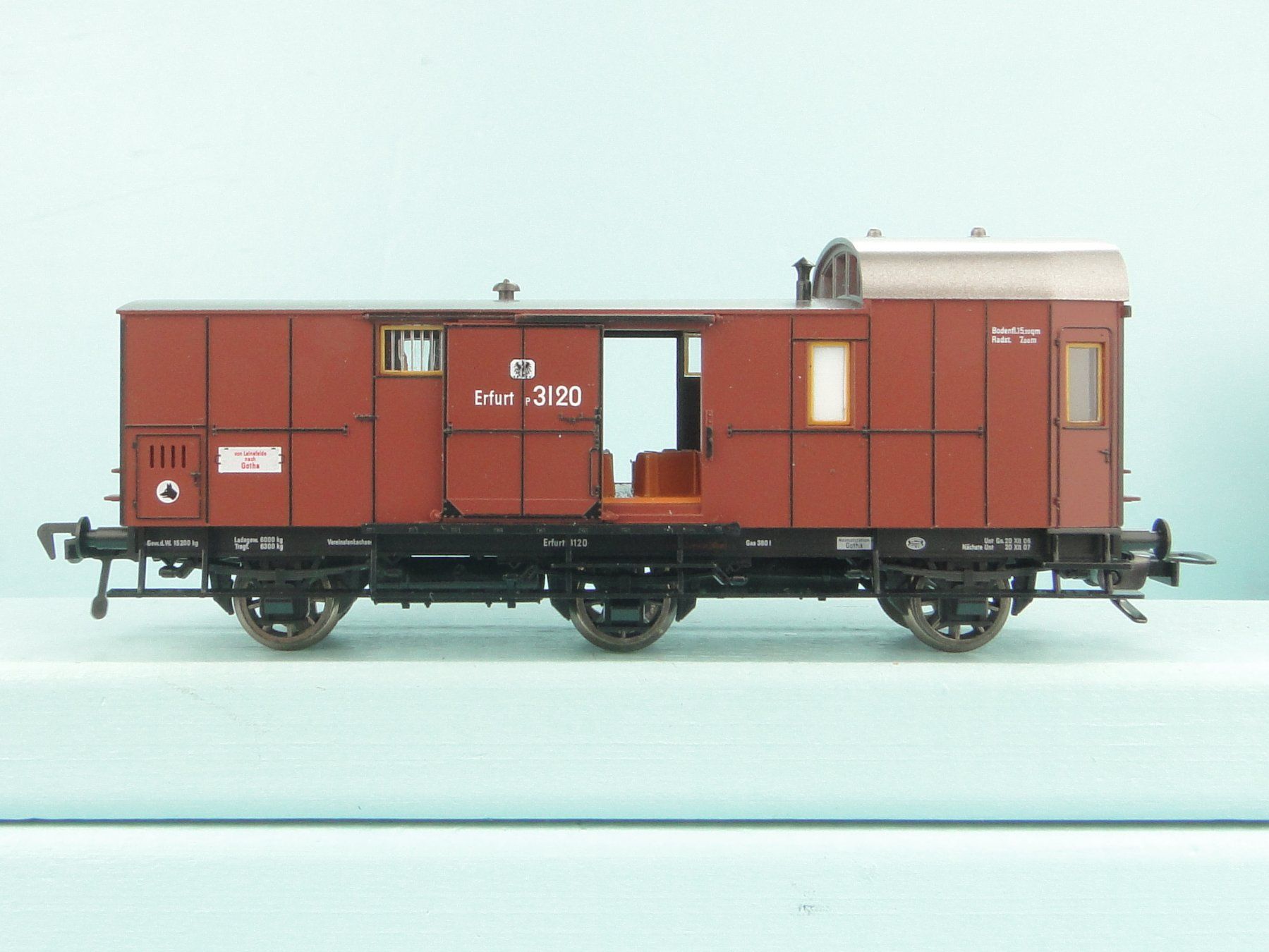 Fleischmann Modellini di ferrovie: Fleischmann 5810 Gepäckwagen Erfurt – Usato da Bülach venduto da cann11 4