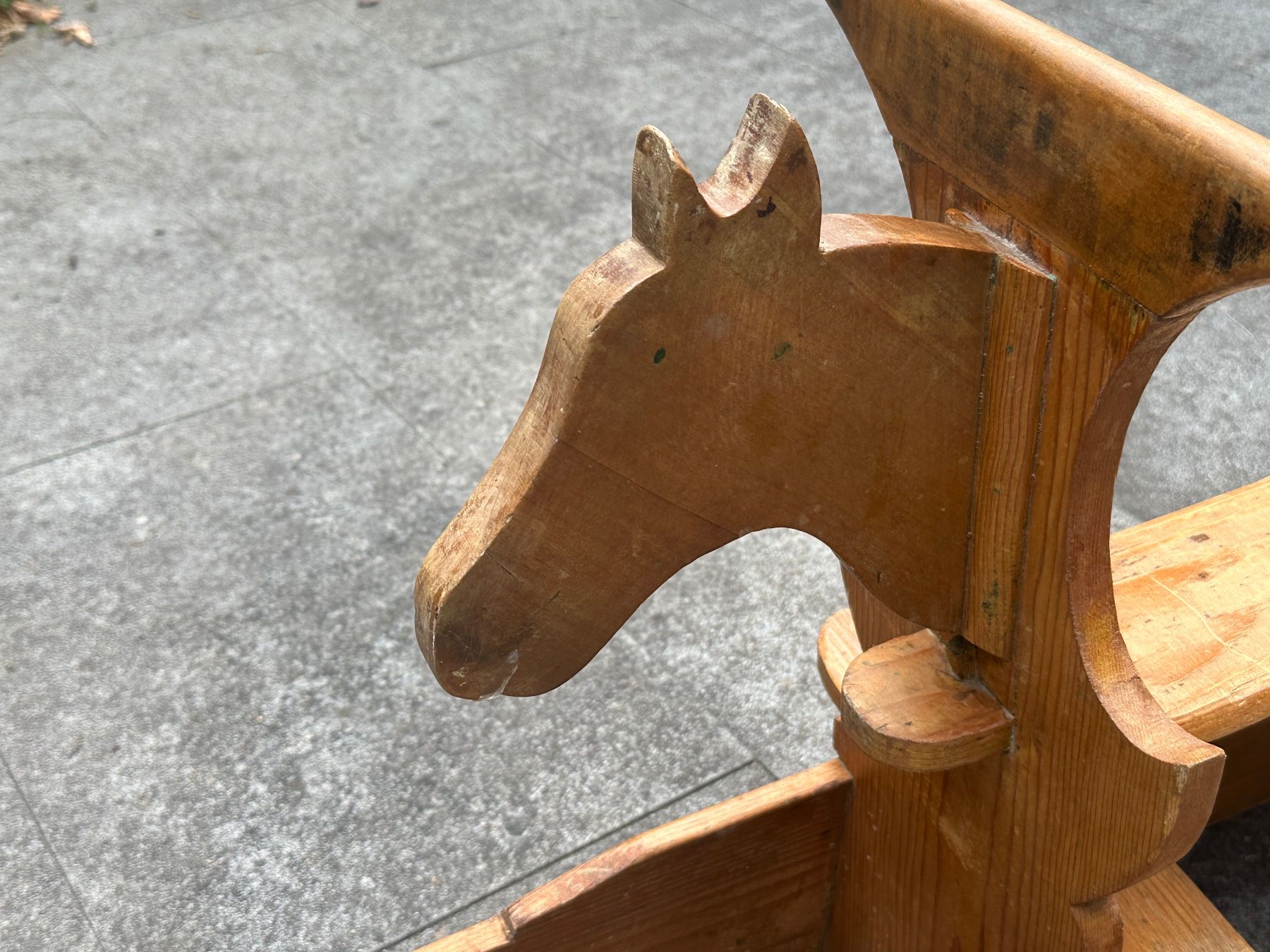 Spielzeuge: Schaukelpferd "Gampiross" antik / Vintage – Gebraucht aus Elgg von Emau 1