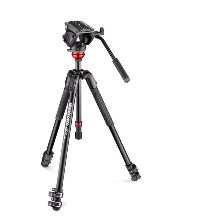 Manfrotto 755XB Tripod mit MVH500AH Fluid Head & Kaufen auf Ricardo