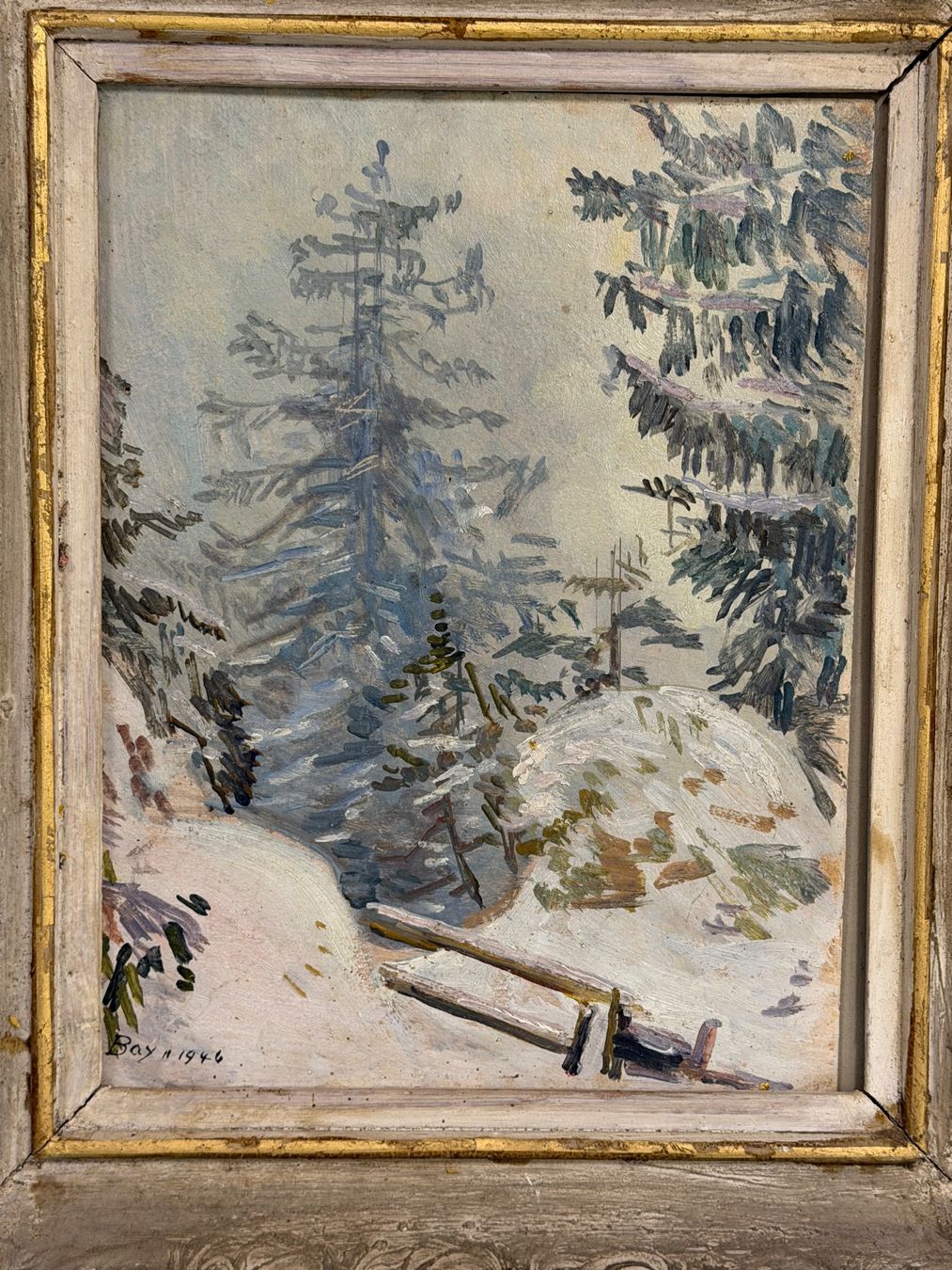 Dipinti: Hanni Bay 1946 ÖlGemälde – Usato da Basel venduto da PAUL_ART 1