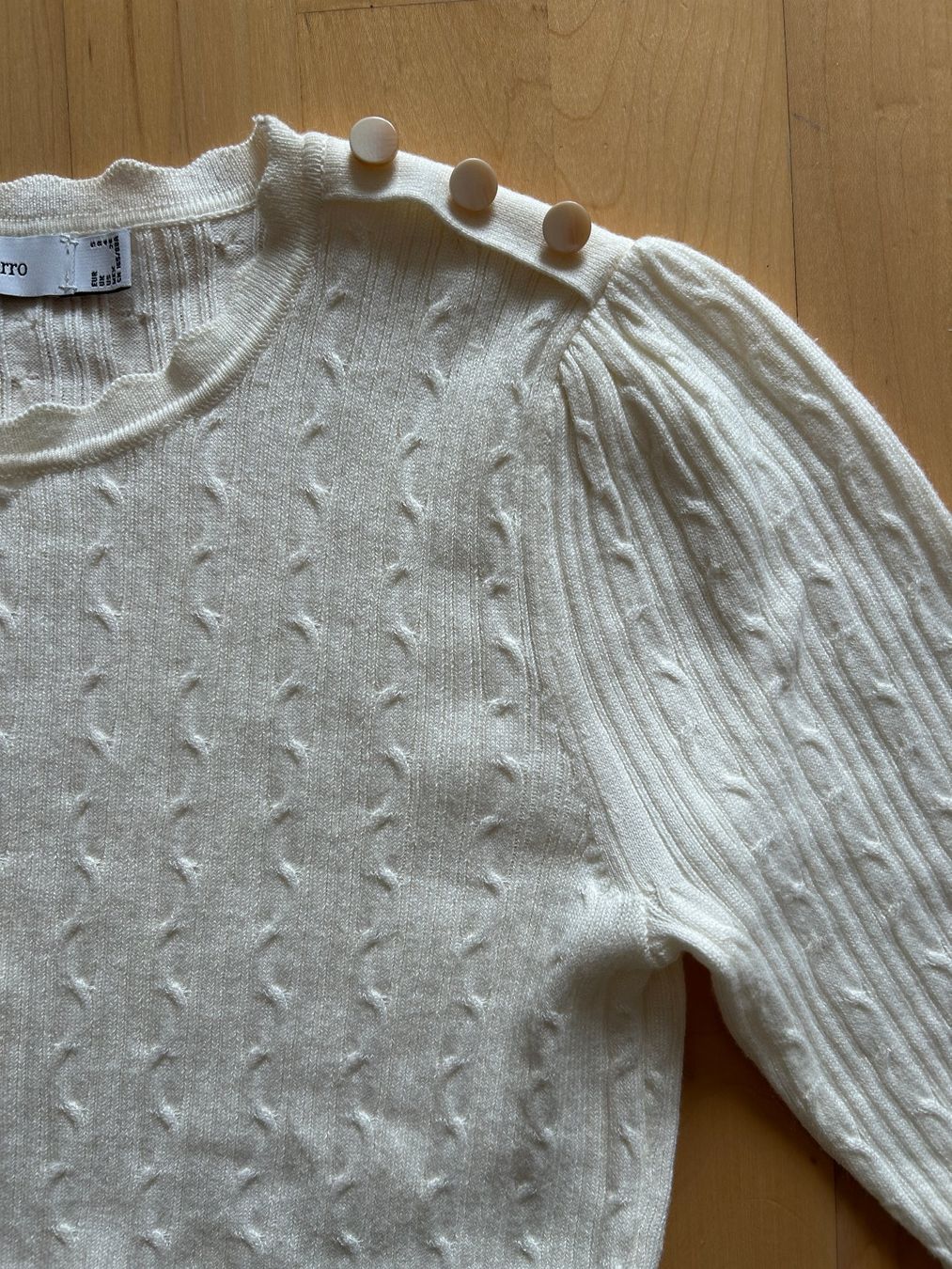 Maglioni & Felpe: Pulli, Strickpulli, weiss / creme, Pedro del Hierro, S, Neu! – Nuovo e nell'imballaggio originale da Bern venduto da SecondWave 4