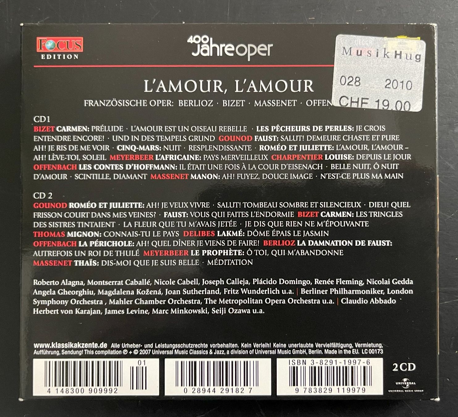 CD: L'Amour, L'Amour - Vol. 3 - CD – Usato da Oftringen venduto da Vucki 2