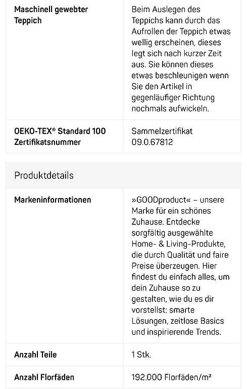 Tappeti: Teppich 120 x 170 cm rosa – Usato da Zürich venduto da lupolupo 3