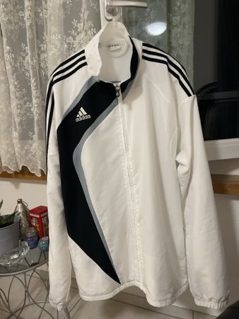 Adidas White Track Jacket Size xxl used