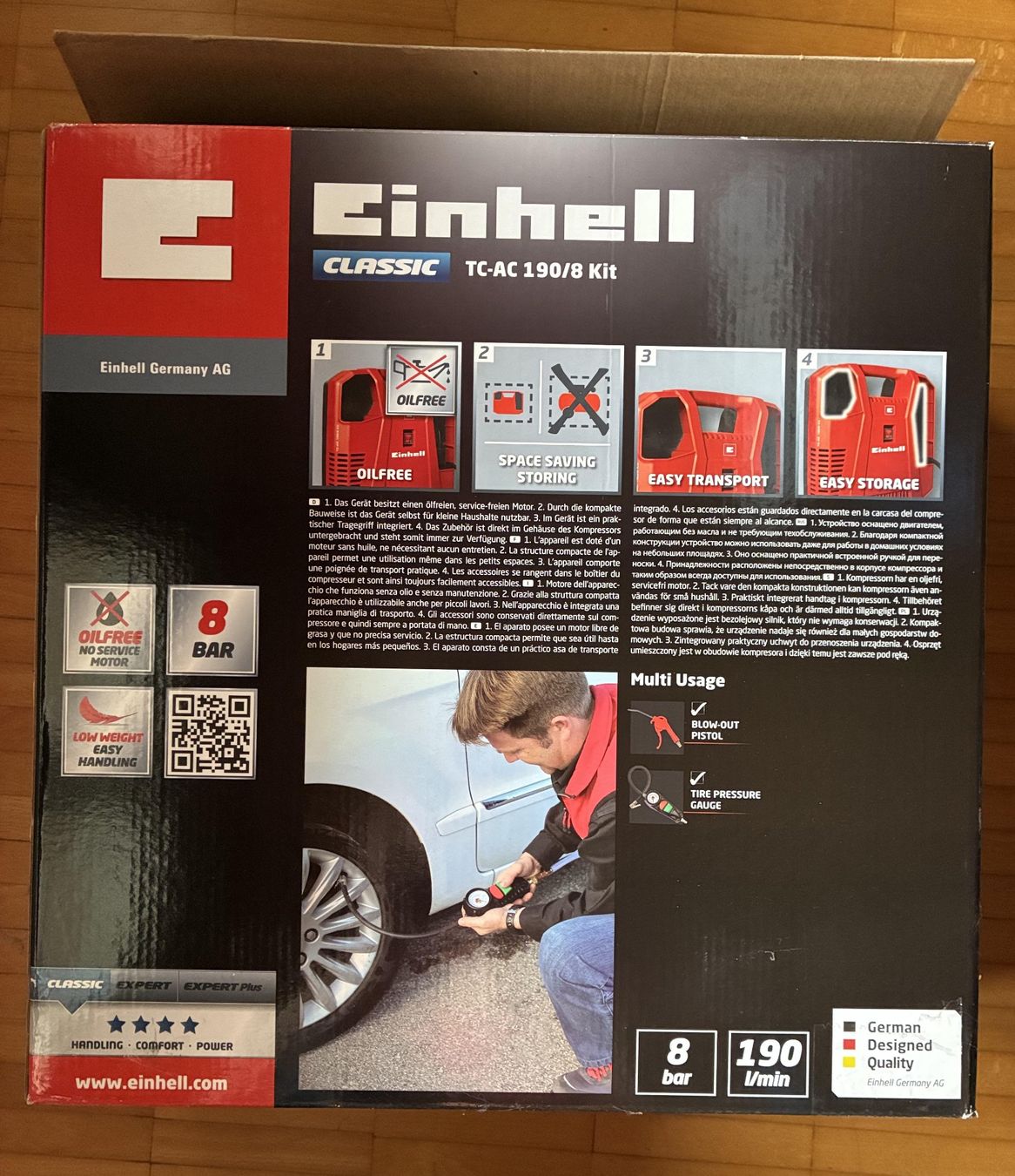 Einhell Compresseurs: Kompressor Einhell TC-AC 190/8 Kit – D'occasion à Oberkulm par Weberlisa 4