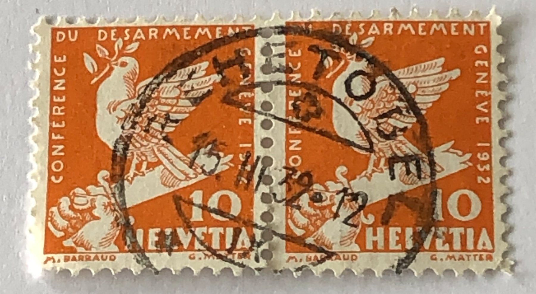 Tutti i francobolli: Nr.186 Paar mit Vollstempel – Usato da Aarau venduto da Billa007
