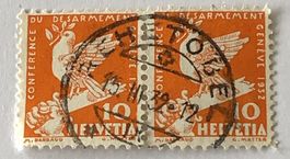 Nr.186 Paar mit Vollstempel