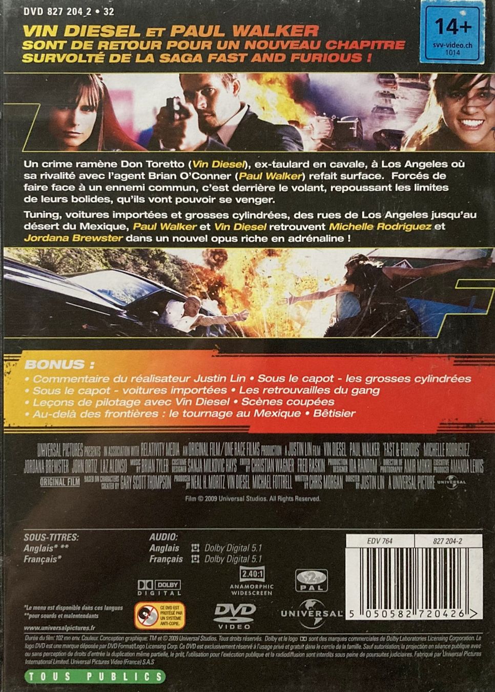 Alle DVDs: FAST & FURIOUS 4 (1 DVD) – Gebraucht aus Bottens von hotter-than-hell 1