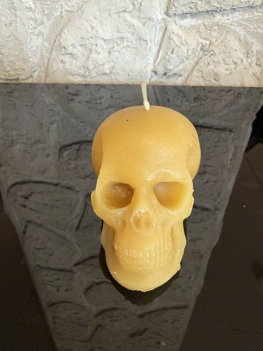 Kerzen: Totenkopf-Kerze – Neu (gemäss Beschreibung) aus Grenchen von Bastet007