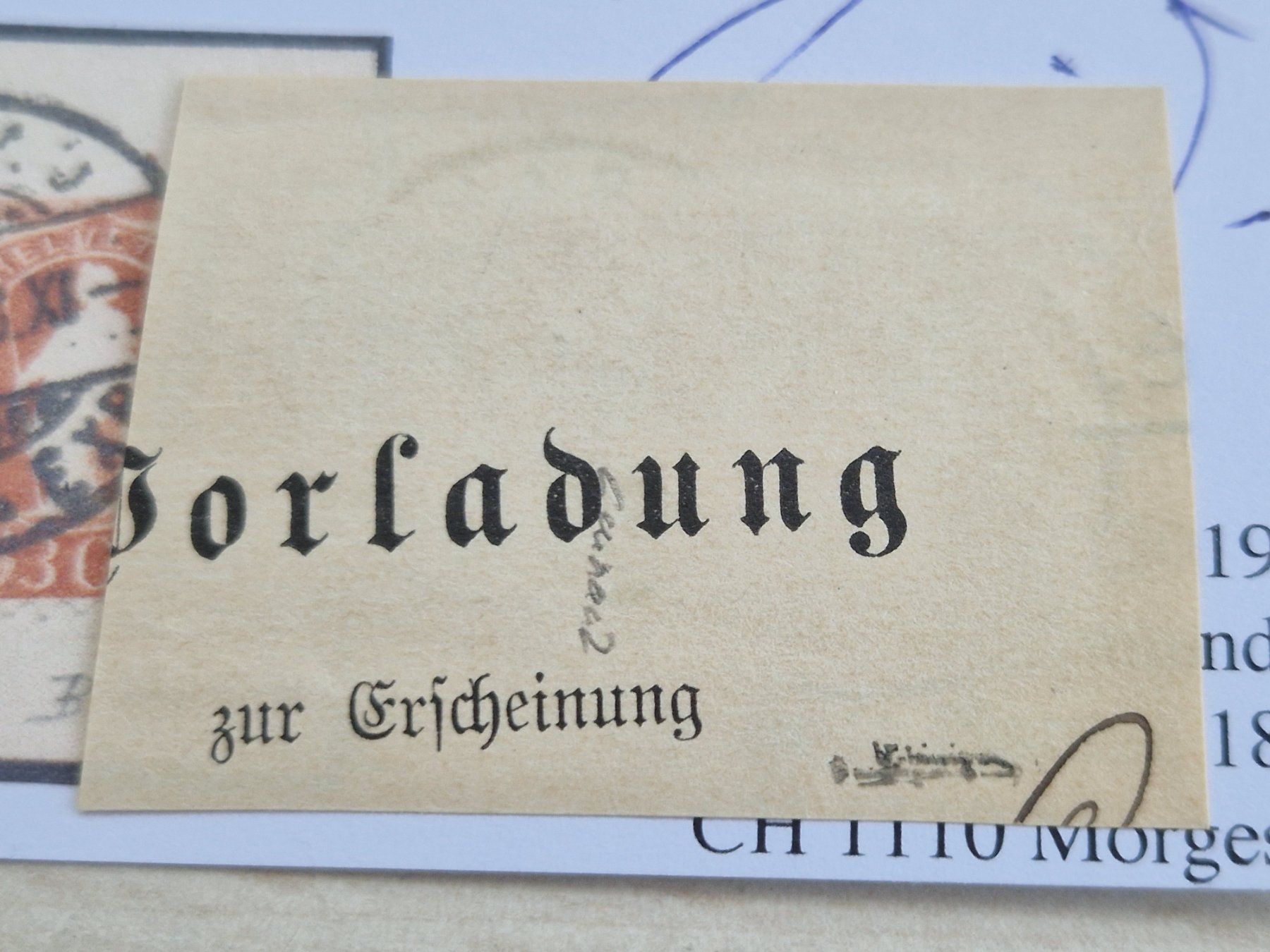 Tutti i francobolli: Stehende 96B, Attest, Top Stück – Usato da Burgdorf venduto da Glossy01 3