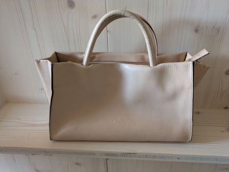 Sac à main cuir beige très bon état