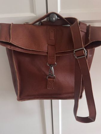 Cowboysbag Leder Umhängetasche Cognac – sehr gut