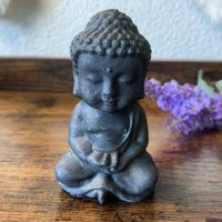 Schungit Buddha 111g / 83mm Shungite Figur